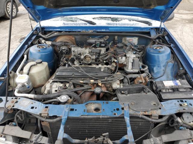 1G1JC544XN7111393 - 1992 CHEVROLET CAVALIER VL BLUE photo 11