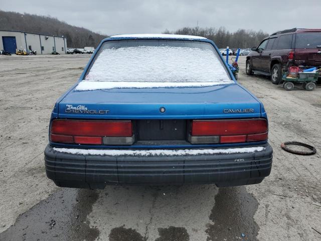 1G1JC544XN7111393 - 1992 CHEVROLET CAVALIER VL BLUE photo 6