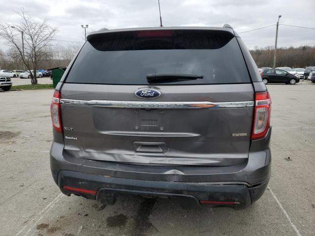 1FM5K8D85DGA76420 - 2013 FORD EXPLORER XLT CHARCOAL photo 6