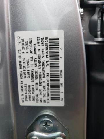 JH4CU2F64DC007089 - 2013 ACURA TSX TECH SILVER photo 12