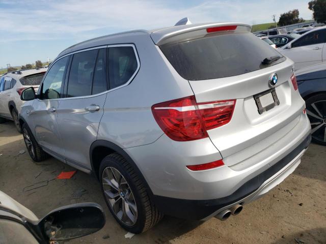 5UXWX9C51G0D64103 - 2016 BMW X3 XDRIVE28I SILVER photo 2