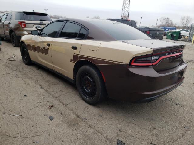 2C3CDXKT3GH247881 - 2016 DODGE CHARGER POLICE TAN photo 2