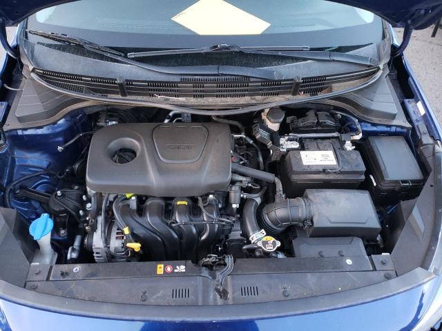 3KPA24AB9KE206952 - 2019 KIA RIO S BLUE photo 11