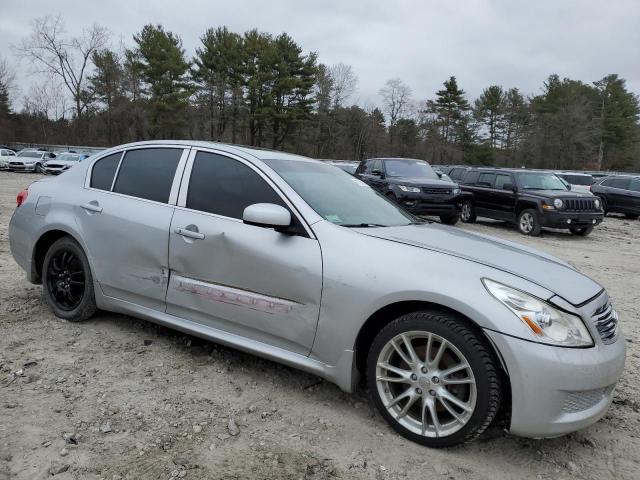 JNKBV61F38M261061 - 2008 INFINITI G35 SILVER photo 4