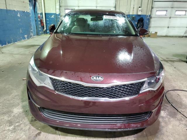 5XXGT4L37GG025117 - 2016 KIA OPTIMA LX BURGUNDY photo 5