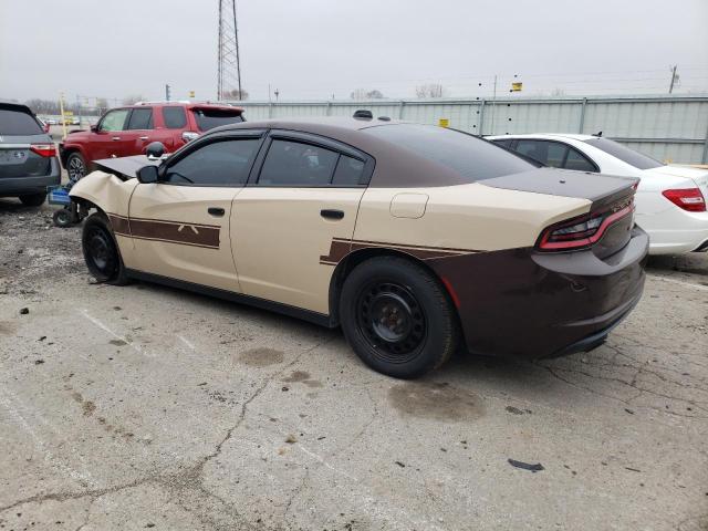 2C3CDXKT5FH796206 - 2015 DODGE CHARGER POLICE TAN photo 2