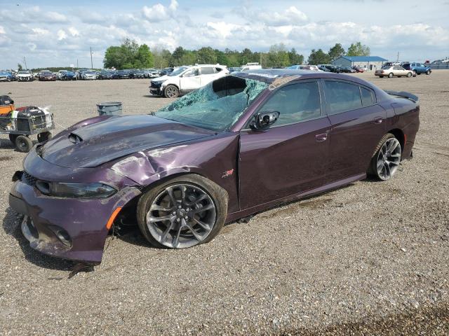 2C3CDXGJ7NH217142 - 2022 DODGE CHARGER SCAT PACK PURPLE photo 1