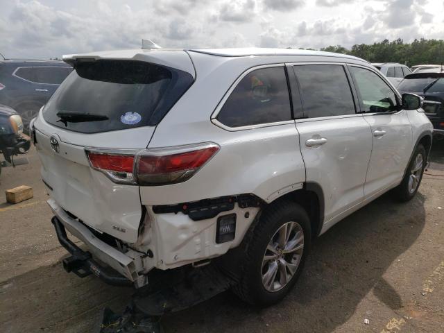5TDKKRFH4FS044139 - 2015 TOYOTA HIGHLANDER XLE WHITE photo 3