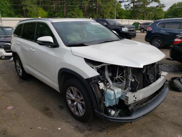 5TDKKRFH4FS044139 - 2015 TOYOTA HIGHLANDER XLE WHITE photo 4