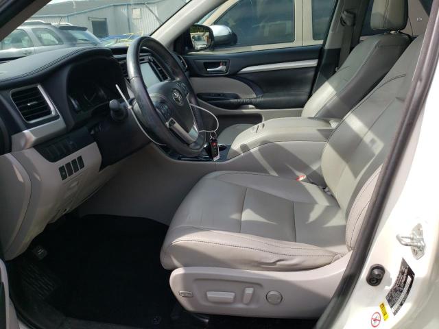 5TDKKRFH4FS044139 - 2015 TOYOTA HIGHLANDER XLE WHITE photo 7