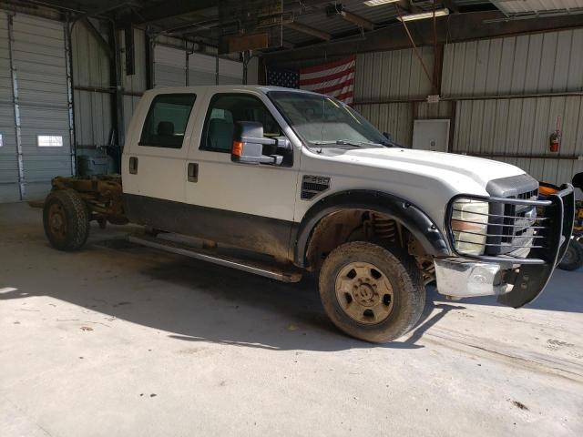 1FTSW31578EE34983 - 2008 FORD F350 SRW SUPER DUTY WHITE photo 4