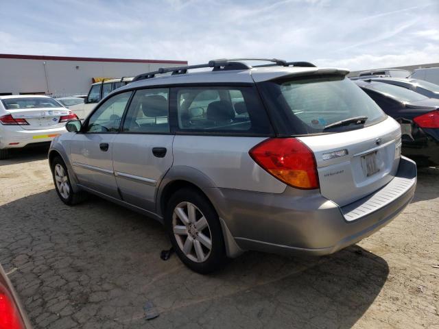 4S4BP61C167350068 - 2006 SUBARU LEGACY OUTBACK 2.5I SILVER photo 2