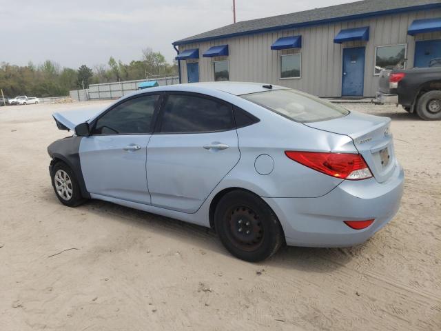 KMHCT4AE4CU204251 - 2012 HYUNDAI ACCENT GLS BLUE photo 2