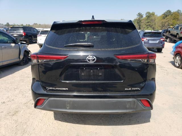 5TDGZRBHXLS506951 - 2020 TOYOTA HIGHLANDER XLE BLACK photo 6