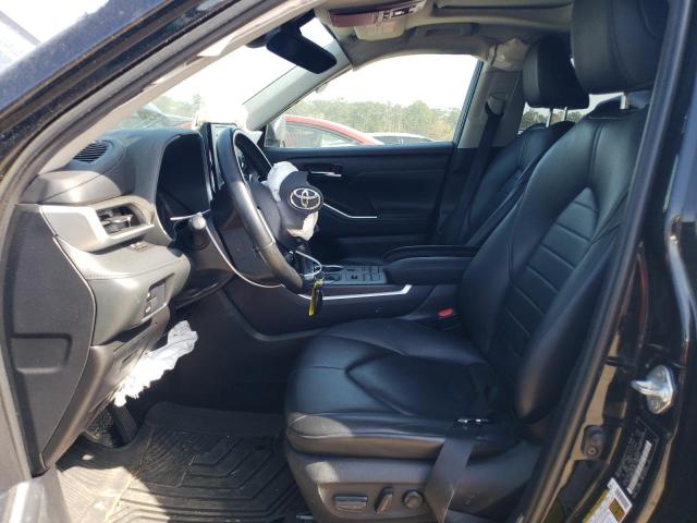 5TDGZRBHXLS506951 - 2020 TOYOTA HIGHLANDER XLE BLACK photo 7
