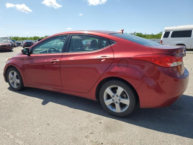 5NPDH4AE2DH327598 - 2013 HYUNDAI ELANTRA GLS RED photo 2