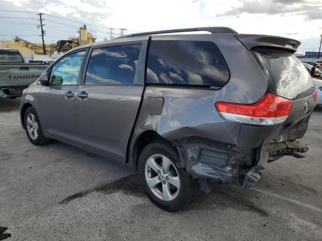 5TDKK3DC2BS173916 - 2011 TOYOTA SIENNA LE GRAY photo 2