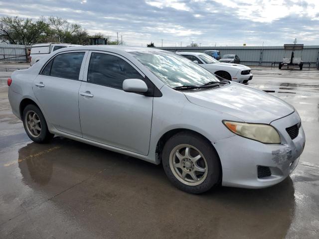 JTDBL40E599046175 - 2009 TOYOTA COROLLA BASE SILVER photo 4