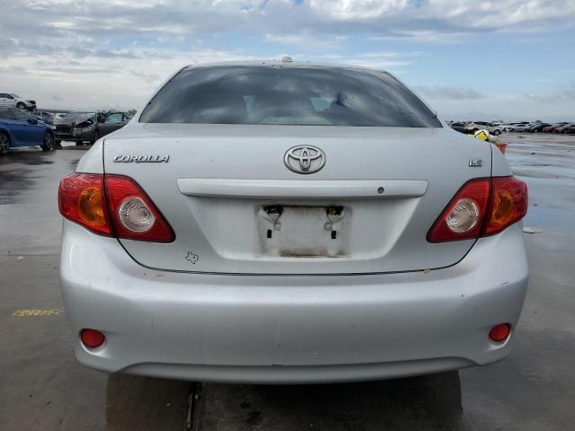 JTDBL40E599046175 - 2009 TOYOTA COROLLA BASE SILVER photo 6