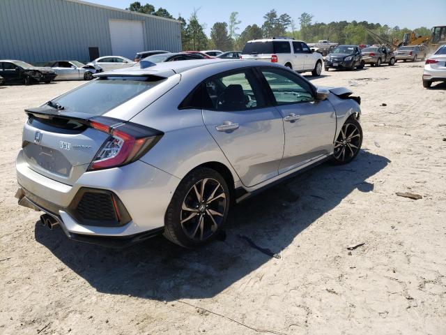 SHHFK7G43JU236603 - 2018 HONDA CIVIC SPORT 银色 照片 3