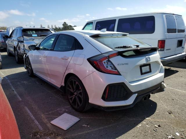 SHHFK7H92HU423576 - 2017 HONDA CIVIC SPORT TOURING WHITE photo 2