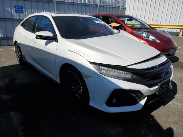 SHHFK7H92HU423576 - 2017 HONDA CIVIC SPORT TOURING WHITE photo 4