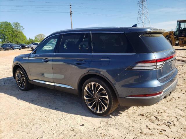 5LM5J7XCXLGL17977 - 2020 LINCOLN AVIATOR RESERVE BLUE photo 2
