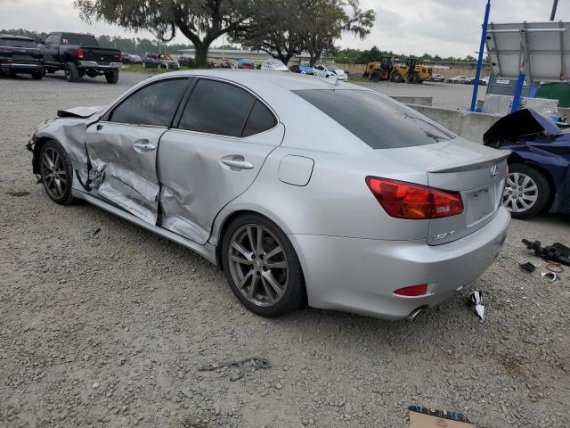 JTHBK262382066919 - 2008 LEXUS IS 250 SILVER photo 2