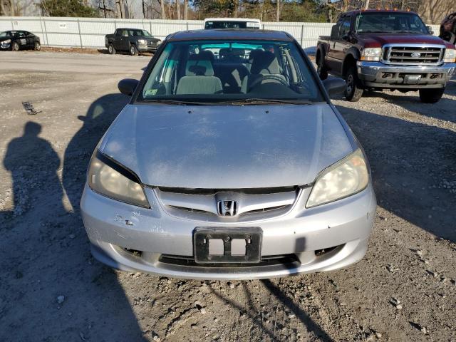 2HGES26744H535559 - 2004 HONDA CIVIC EX SILVER photo 5