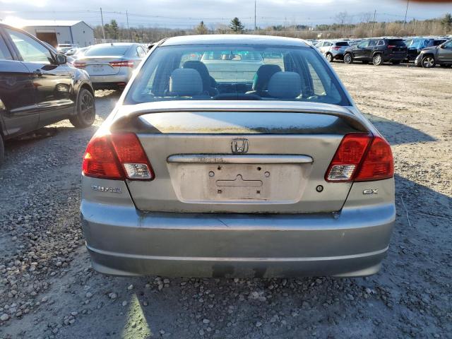 2HGES26744H535559 - 2004 HONDA CIVIC EX SILVER photo 6