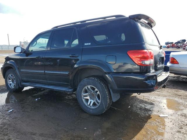 5TDBT44A86S261327 - 2006 TOYOTA SEQUOIA SR5 BLACK photo 2