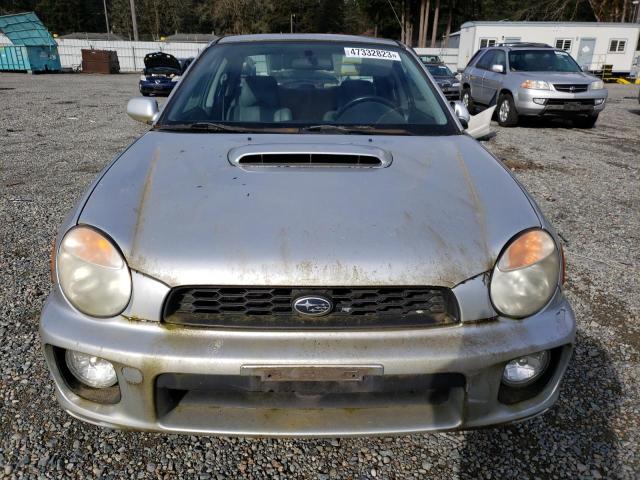 JF1GD29673H507219 - 2003 SUBARU IMPREZA WRX SILVER photo 5