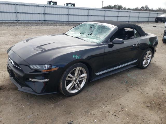 1FATP8UH0J5183563 - 2018 FORD MUSTANG BLACK photo 1