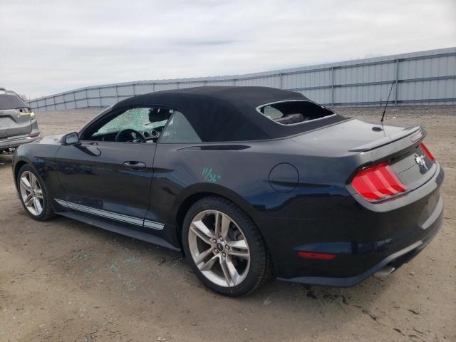 1FATP8UH0J5183563 - 2018 FORD MUSTANG BLACK photo 2