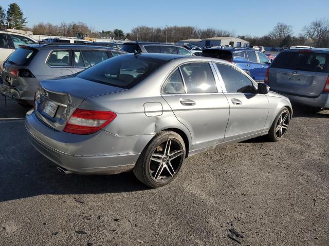 WDDGF81X79F268843 - 2009 MERCEDES-BENZ C 300 4MATIC GRAY photo 3