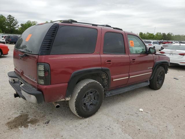 1GNEC13Z22J338629 - 2002 CHEVROLET TAHOE C1500 BURGUNDY photo 3