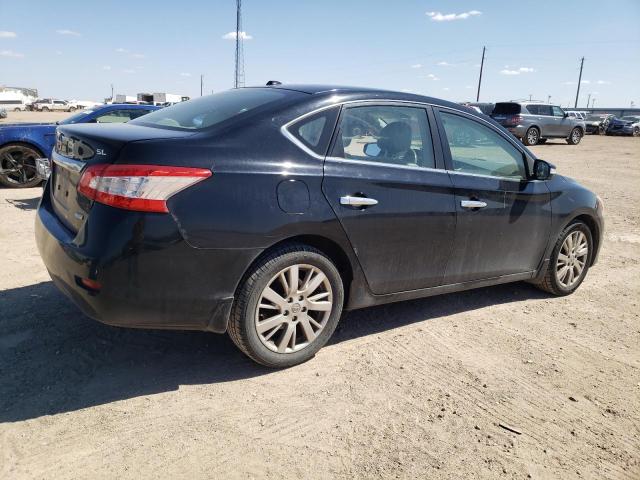 3N1AB7AP9DL634437 - 2013 NISSAN SENTRA S BLACK photo 3