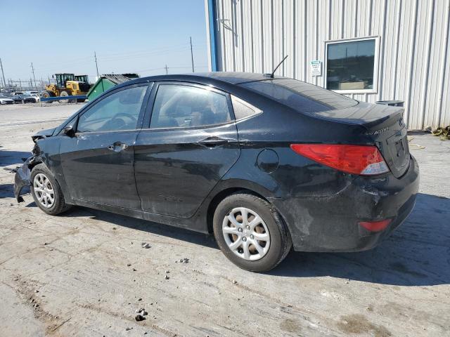 KMHCT4AE6CU055163 - 2012 HYUNDAI ACCENT GLS BLACK photo 2