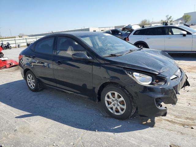 KMHCT4AE6CU055163 - 2012 HYUNDAI ACCENT GLS BLACK photo 4