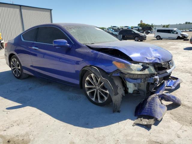 1HGCT2B85DA005795 - 2013 HONDA ACCORD EXL BLUE photo 4