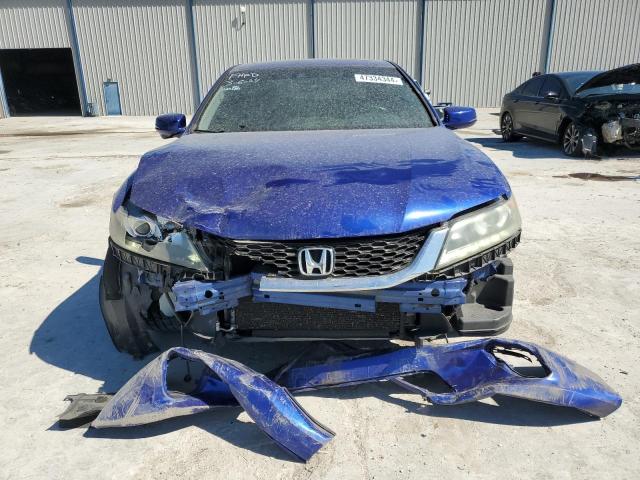 1HGCT2B85DA005795 - 2013 HONDA ACCORD EXL BLUE photo 5