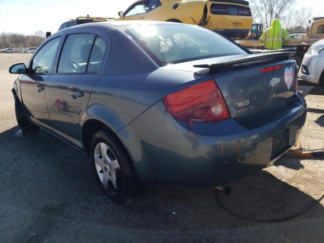 1G1AK55F377332307 - 2007 CHEVROLET COBALT LS TEAL photo 2