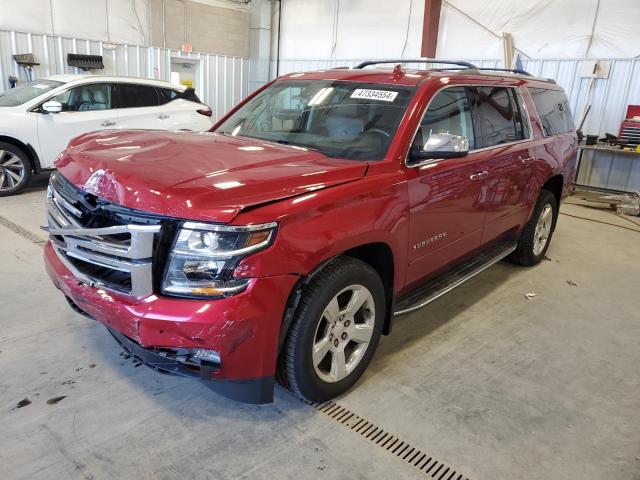 1GNSKKKC1FR691508 - 2015 CHEVROLET SUBURBAN K1500 LTZ RED photo 1