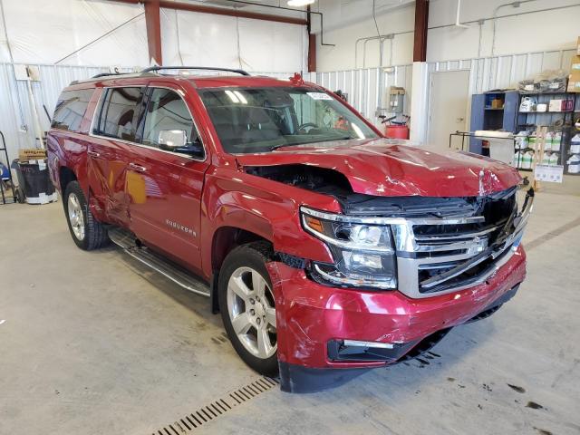 1GNSKKKC1FR691508 - 2015 CHEVROLET SUBURBAN K1500 LTZ RED photo 4