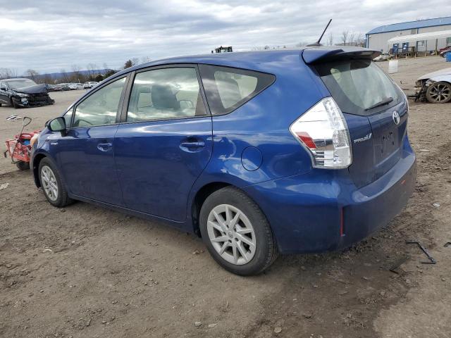 JTDZN3EU9C3111106 - 2012 TOYOTA PRIUS V BLUE photo 2