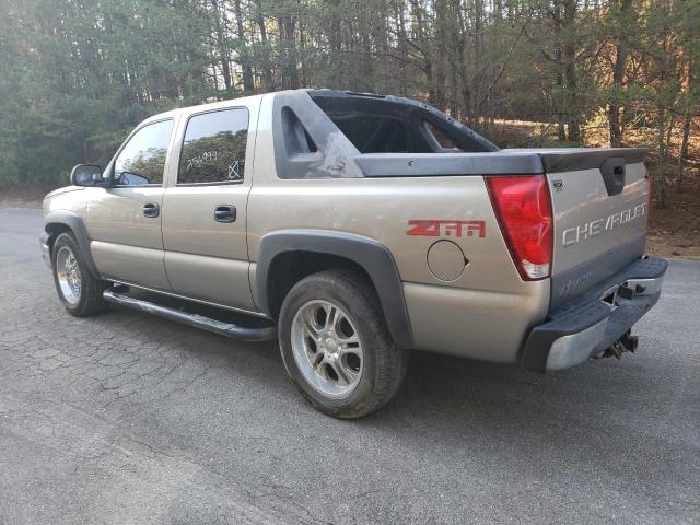 3GNEC13T03G256994 - 2003 CHEVROLET AVALANCHE C1500 BEIGE photo 2