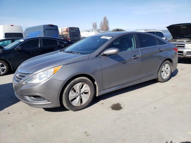 5NPEB4AC4EH814243 - 2014 HYUNDAI SONATA GLS GRAY photo 1