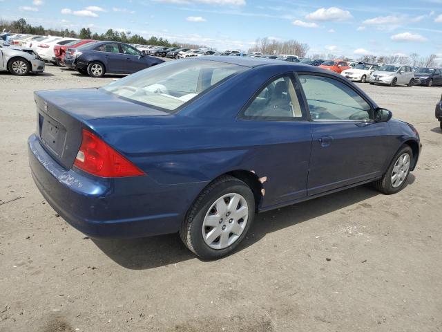 1HGEM21971L067781 - 2001 HONDA CIVIC SI BLUE photo 3