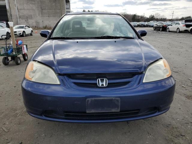 1HGEM21971L067781 - 2001 HONDA CIVIC SI BLUE photo 5