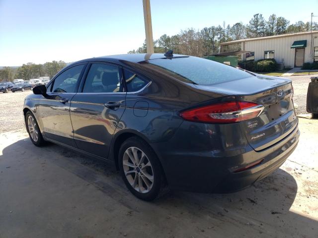 3FA6P0HD7KR245738 - 2019 FORD FUSION SE GRAY photo 2